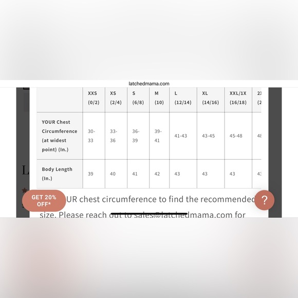 Latched Mama Labor Dress 2.0 - 1X - Picture 7 of 8